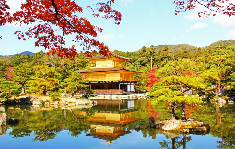 Chùa Vàng Kinkakuji, du lịch Nhật Bản