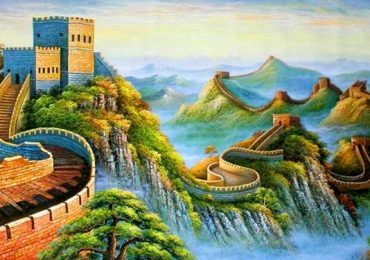 Tranh đá quý Vạn Lý Trường Thành, du lịch Trung Quốc