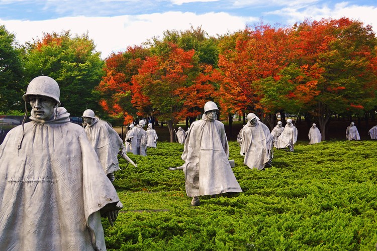Korean War Veterans National Memorial, du lịch Washington, Mỹ
