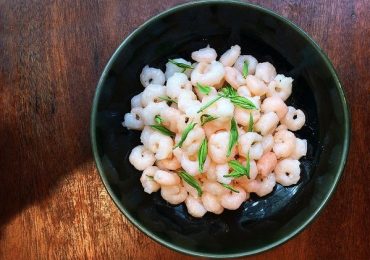 Tôm sông chiên trà long tỉnh, du lịch Hàng Châu, Trung Quốc