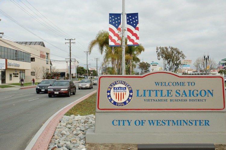 Lối vào Little Saigon, du lịch California, Mỹ