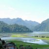 Cảnh đẹp Hồ Ba Bể nhìn từ bản Pắc Ngòi